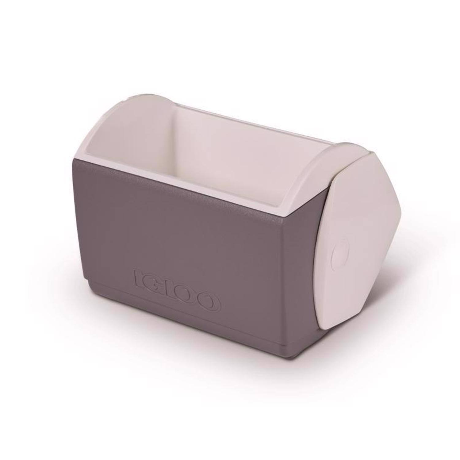 Left. Igloo - IGLOO Playmate Elite Ultra 16 Qt Cooler, Gray - Gray.