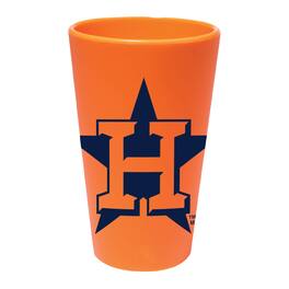 WinCraft - Houston Astros 16oz. Team Color Silicone Pint Glass - Multicolor