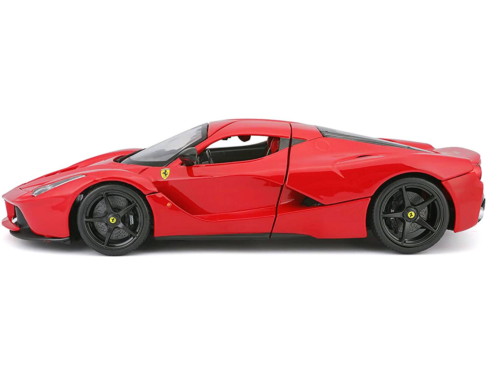 Alt View 2. Bburago - Ferrari LaFerrari F70 Red with Black Wheels 1/18 Diecast Model Car by Bburago.