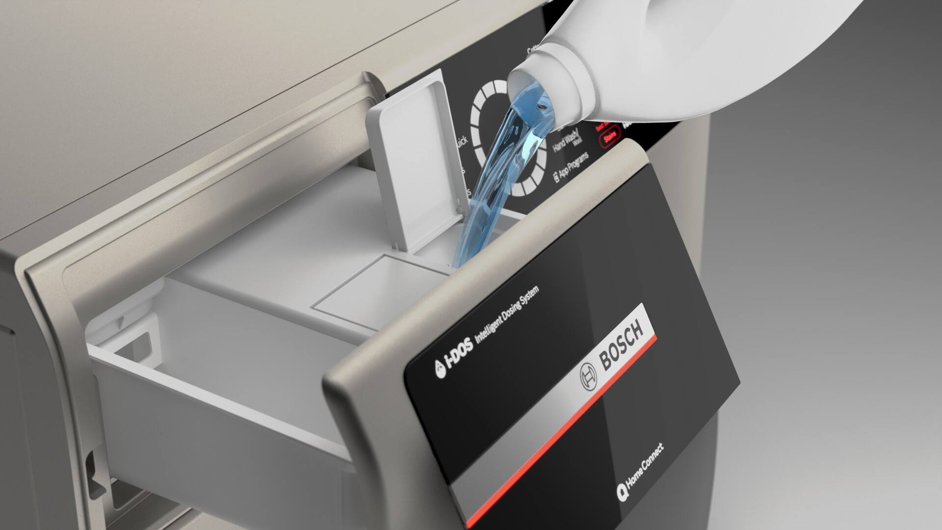 BOSCH - Intelligent Dosing System  
i-DOS  
BOSCH Connect Home App  
Programs  
System  
Dosing  
Intelligent  
2