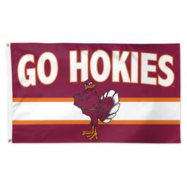 WinCraft - Virginia Tech Hokies 3' x 5' Single-Sided Deluxe Team Slogan Flag - Multicolor