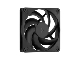 Fractal Design - Dynamic 3 140mm PWM Fan, Rifle Bearing, 7-Blade, Daisy-Chain, 350-1800 RPM - Black
