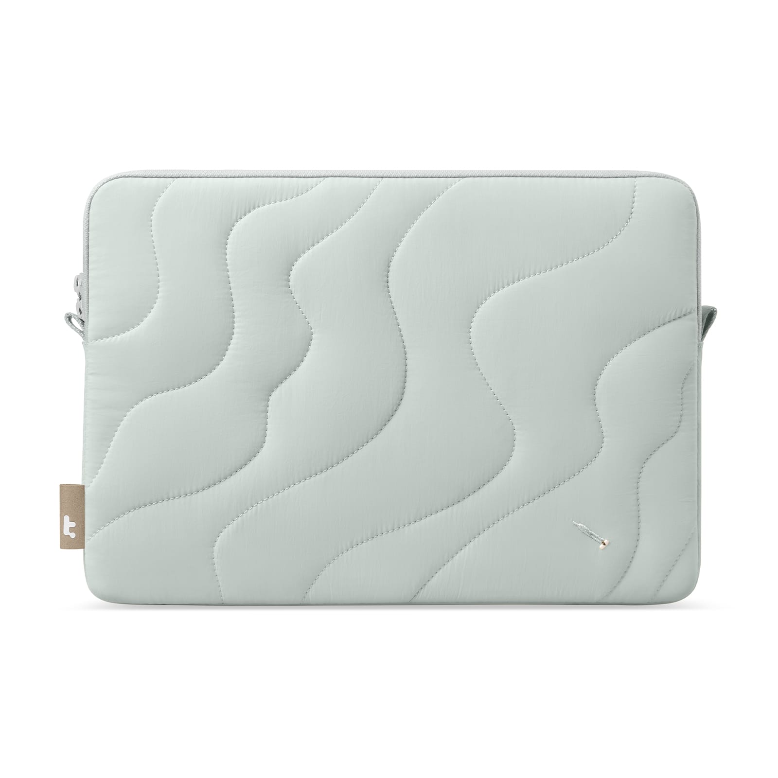 tomtoc - Terra-A27 Puff Recycled Laptop Sleeve Bag for 13-inch MacBook Air M4 A3240/M3/M2/M1, 13 Inch MacBook Pro, Quilted Design - Lakeshore