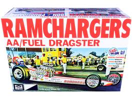 Skill 2 Model Kit Ramchargers AA/Fuel Dragster 1/25 Scale Model by MPC - Multicolor