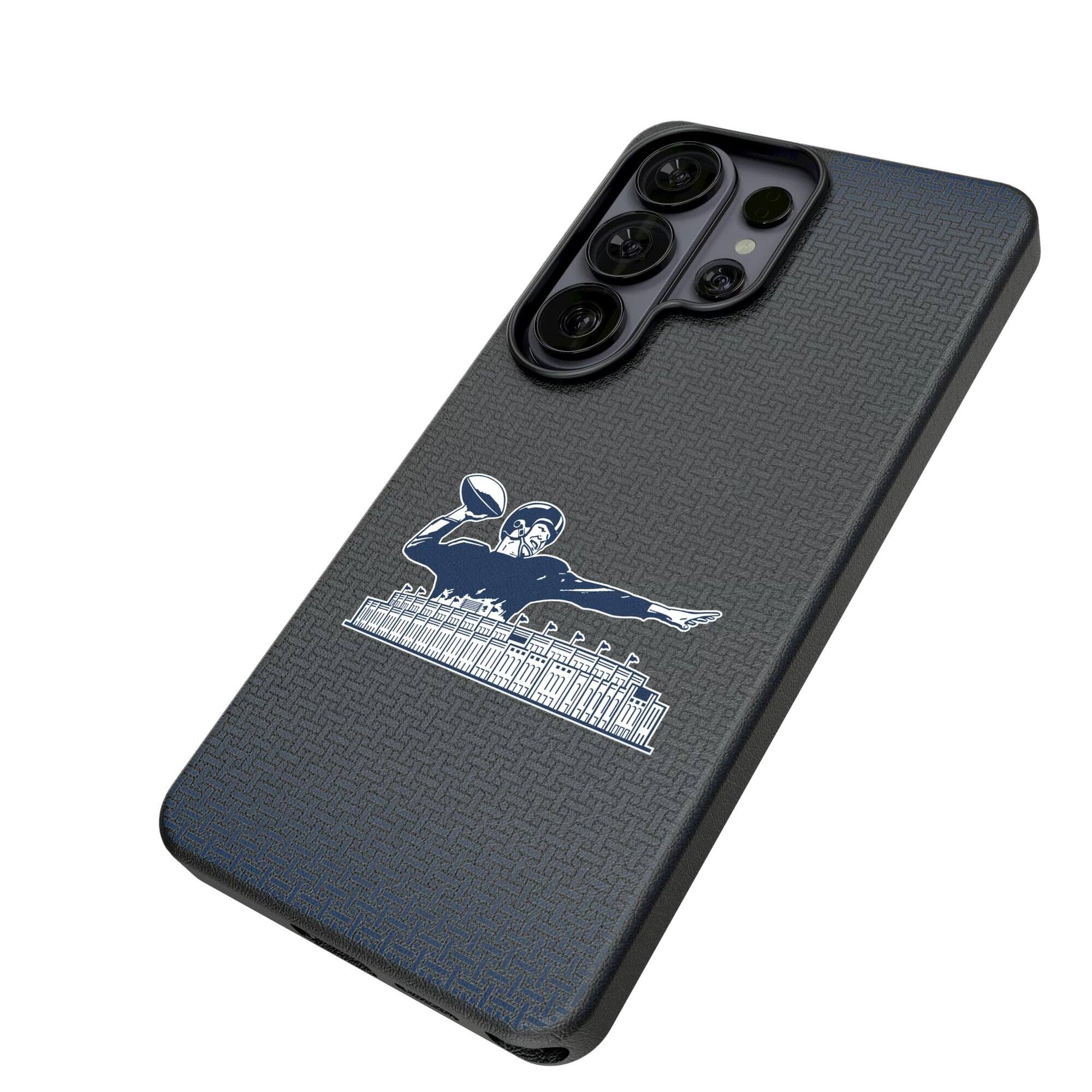 Alt View 1. Keyscaper - New York Giants Historic Collection 1960-1966 Galaxy Magnetic Bump Case - S24 Ultra - Black.
