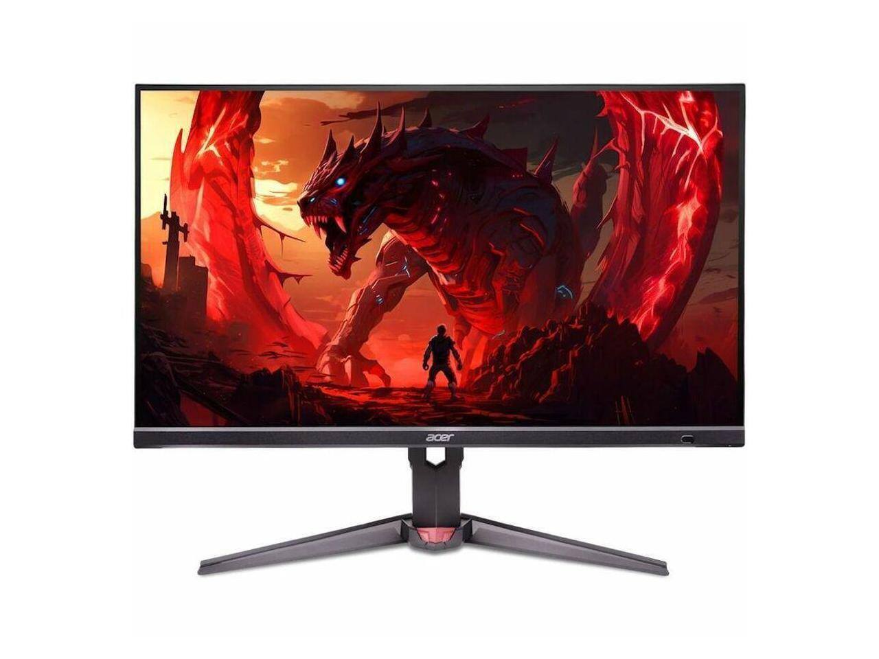 Alt View 2. Acer - Acer Nitro XV272K V5 27" LCD - 16:9 - 400 Nit - 0.5ms - HDMI/DP - Black - Black.
