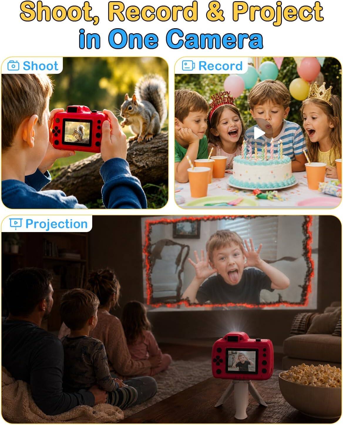 Shoot, Record & Project in One Camera

Shoot
Record
Projection