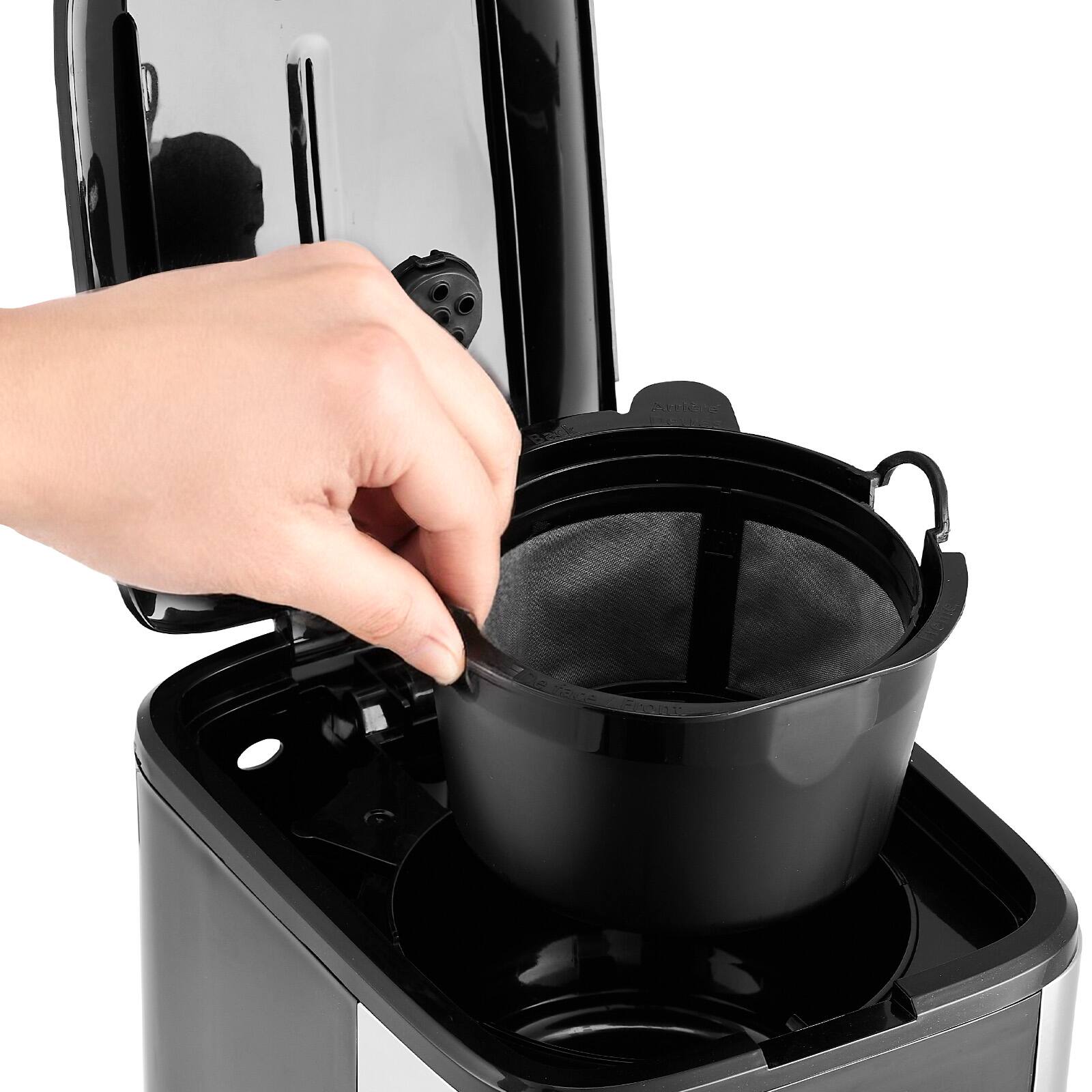 Alt View 2. HOMLUX - Coffee Maker 12 Cup Programmable Drip Coffee Makers with Touch Screen, 4-Hour Keep Warm Coffee Makers Drips - Black.