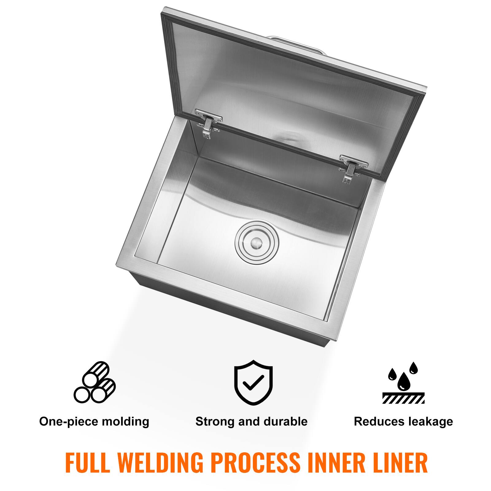 One-piece molding  
Strong and durable  
Reduces leakage  

FULL WELDING PROCESS INNER LINER