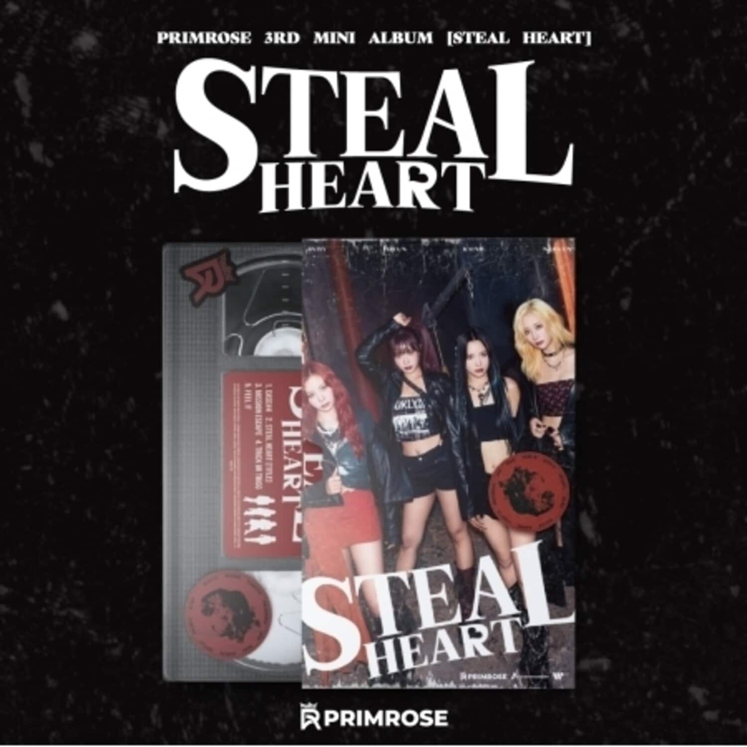 Primrose - Steal Heart - incl. 88pg Photobook, 3 Photocards + 2pc Behind Film Strips   - COMPACT DISCS [CD] price history on PriceWatchPro
