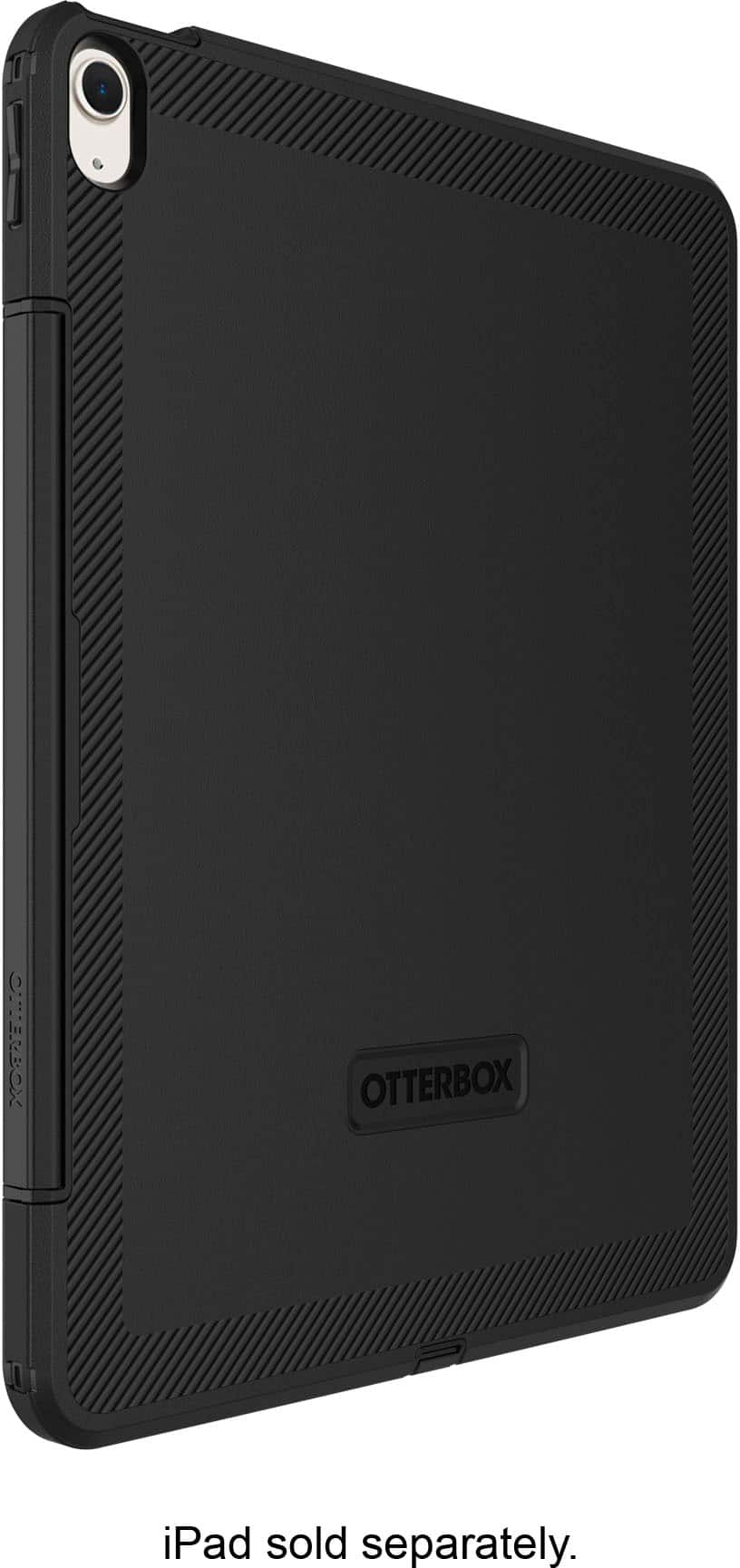 The text on the image reads "iPad sold separately."