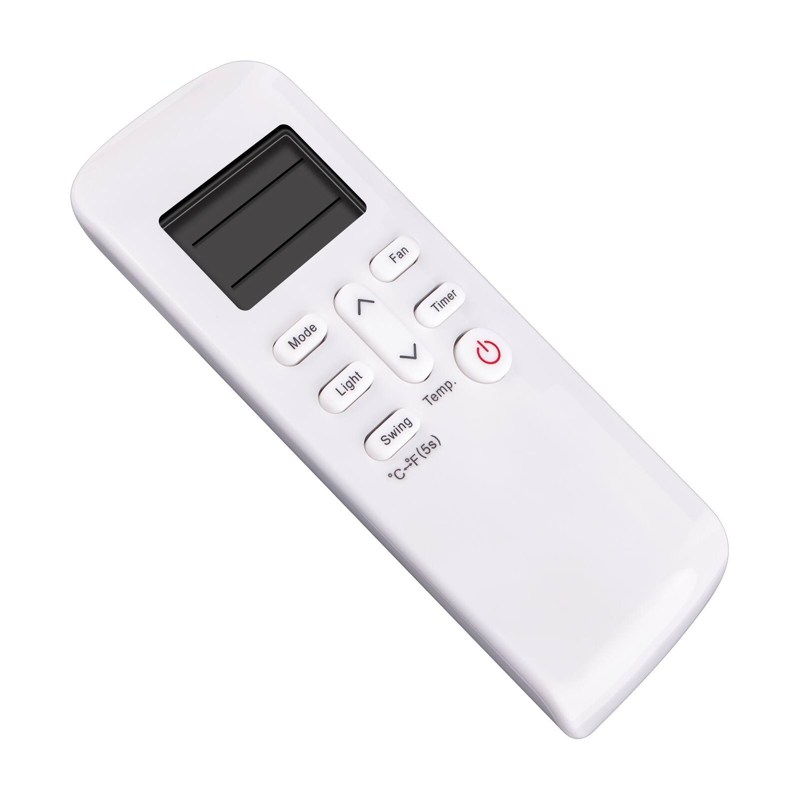 Fan 7 Timer Mode Light Temp. Swing C-F(5s)