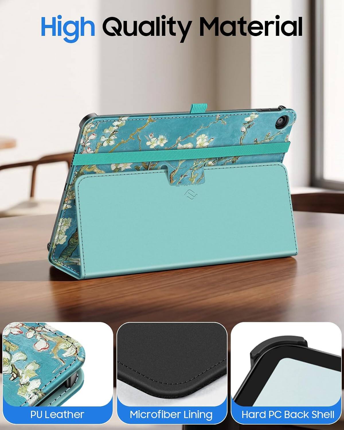 High Quality Material

PU Leather
Microfiber Lining
Hard PC Back Shell
