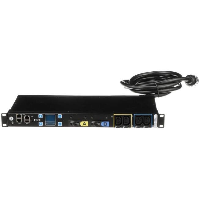 Outlet Inout Eaton Metered Input rack PDU, 1U, L6 30P input, 5.76 kW max, 200 240V ...