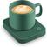 Front. Schertz - Coffee Mug Warmer – 3 Temp Settings, Auto Shut-Off, Smart Safety Alert - Green.