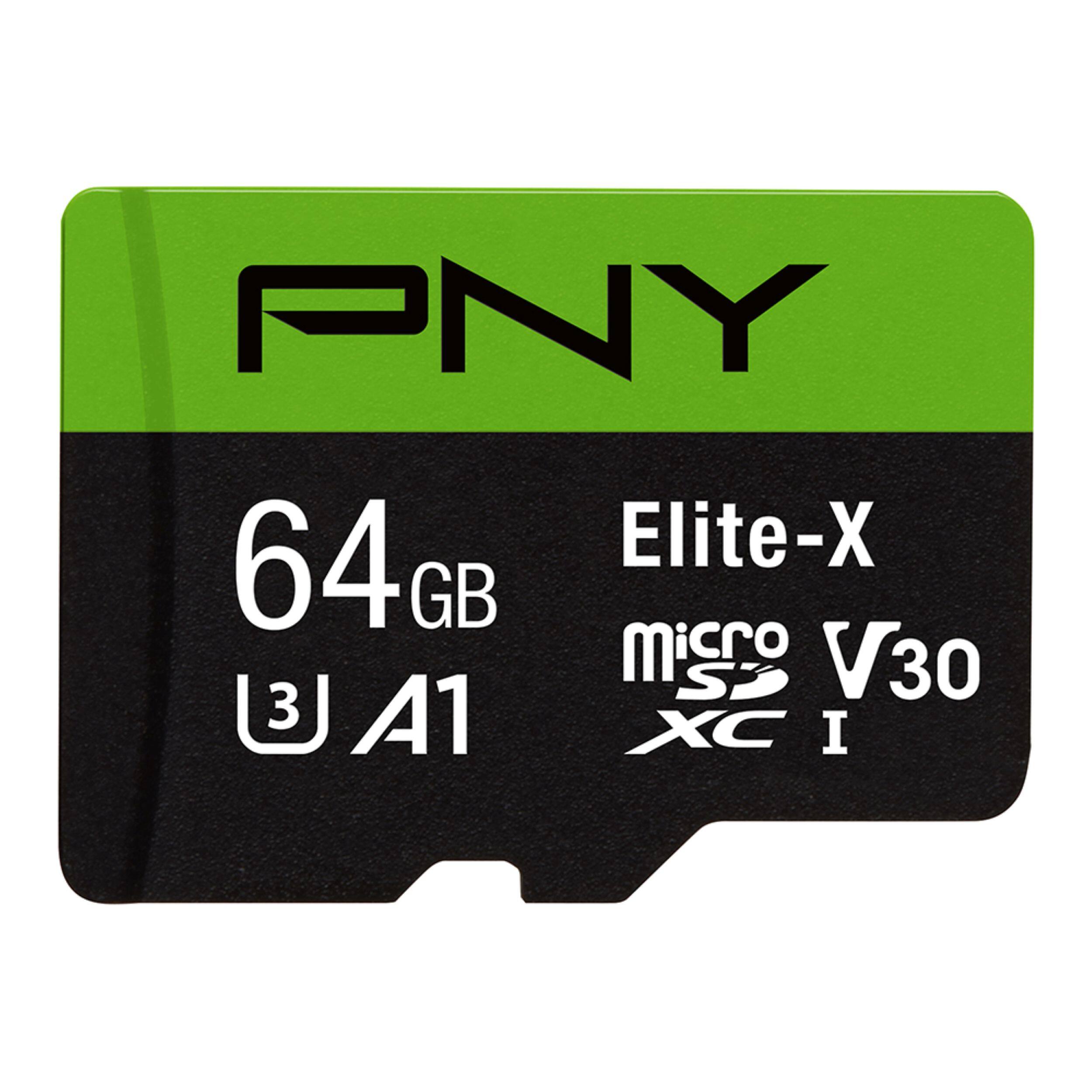 PNY 64GB Elite-X microSDXC V30 A1