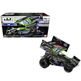 Winged Sprint Car #41 Carson Macedo "Albaugh" Jason Johnson Racing (2026) 1/18 Diecast Model Car by ACME