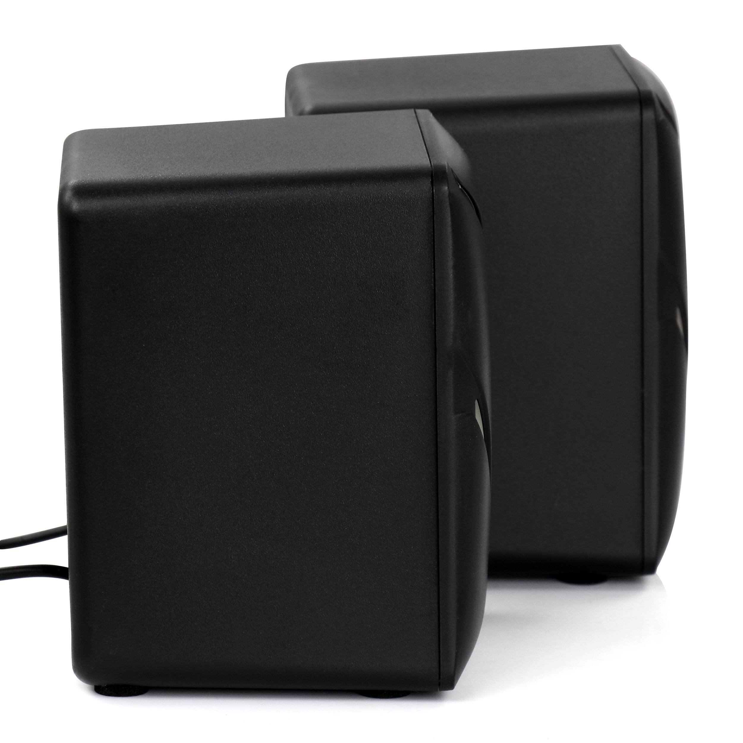 Left. beFree Sound - beFree Sound Dual Compact LED Gaming Speakers - Black.