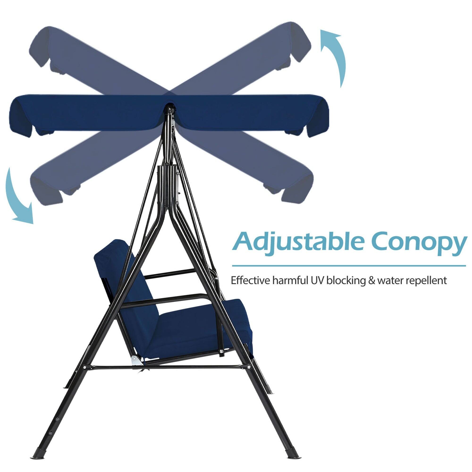 Adjustable Canopy  
Effective harmful UV blocking & water repellent