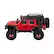 Alt View 5. VEVOR - Remote Control Car, 1:24 Scale RC Car for Kids, All Terrain 4WD Off-Road Truck with Full Lighting, 1 Extra Shell - Red.