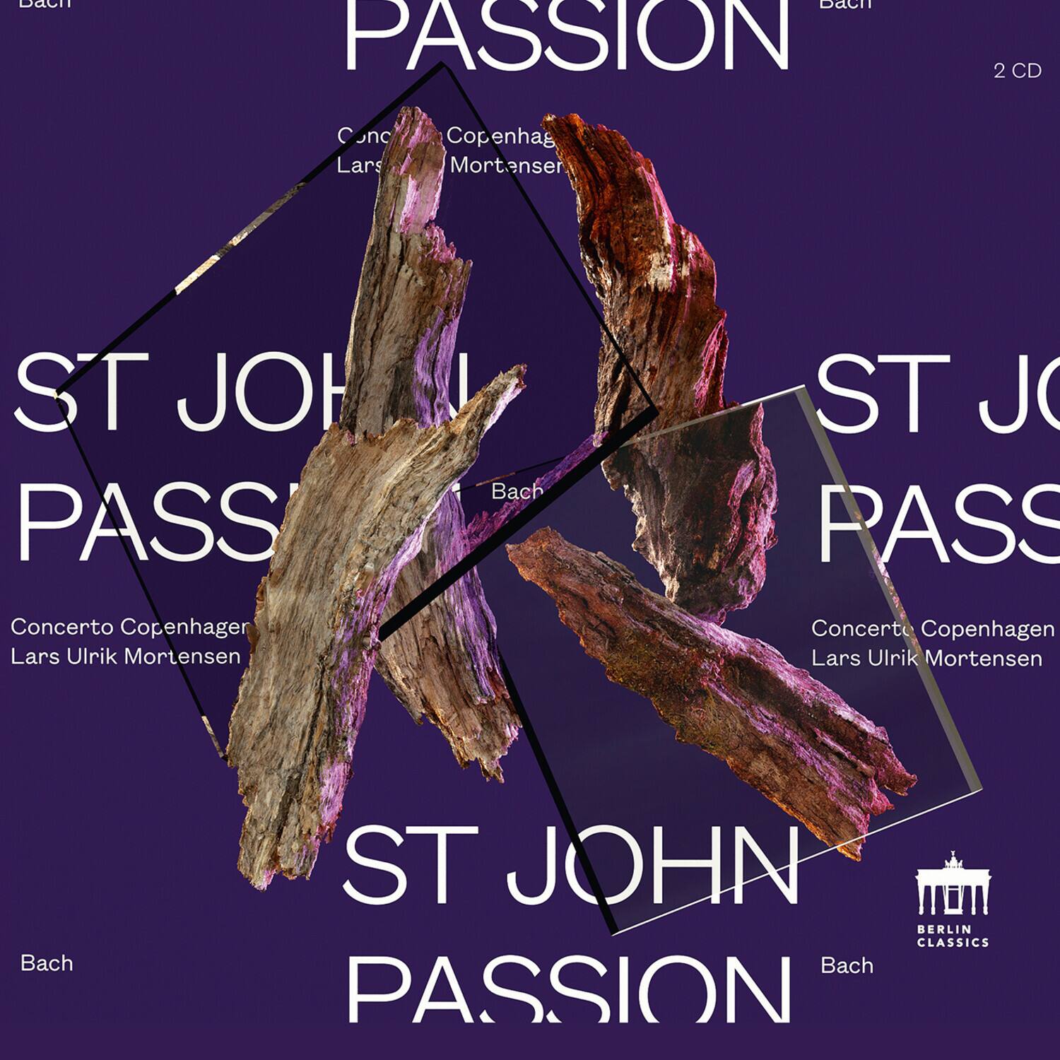 ST JOHN PASSION  
Bach  
Concerto Copenhagen  
Lars Ulrik Mortensen  

ST JOHN PASSION  
Bach  
Concerto Copenhagen  
Lars Ulrik Mortensen  

ST JOHN PASSION  
Bach  
Concerto Copenhagen  
Lars Ulrik Mortensen  

2 CD  
BERLIN CLASSICS