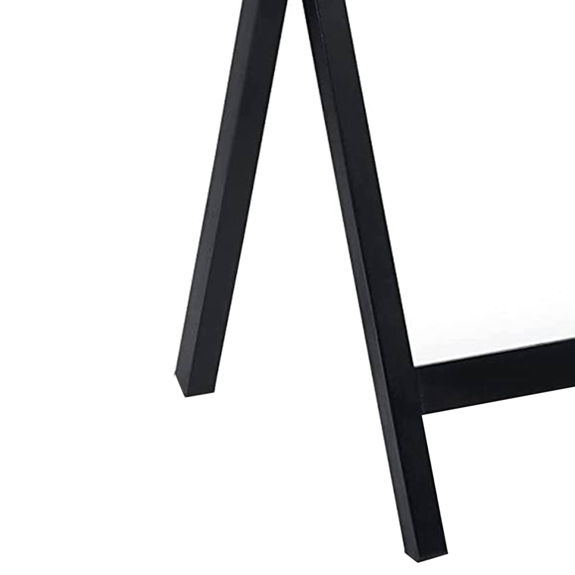 Alt View 8. PJ Wood - PJ Wood Folding TV Tray, Portable Wooden Table Set with Storage, Black, 6 Piece - White.