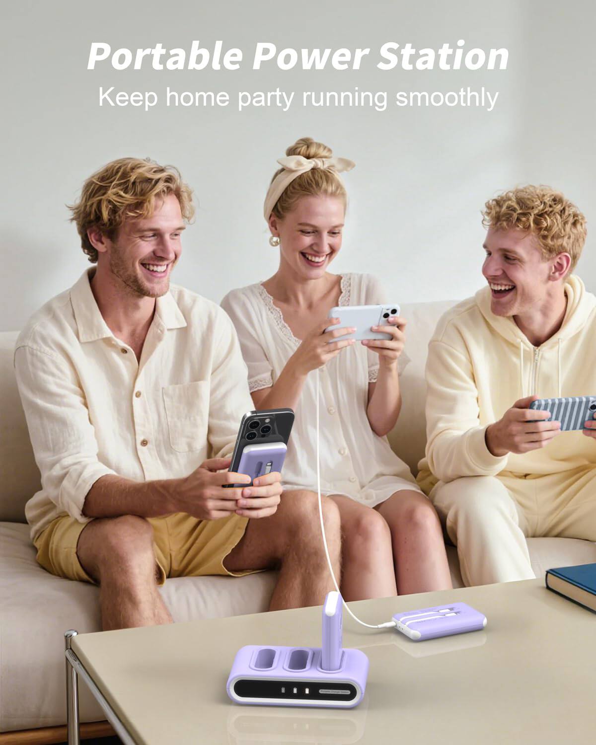 Portable Power Station  
Keep home party running smoothly