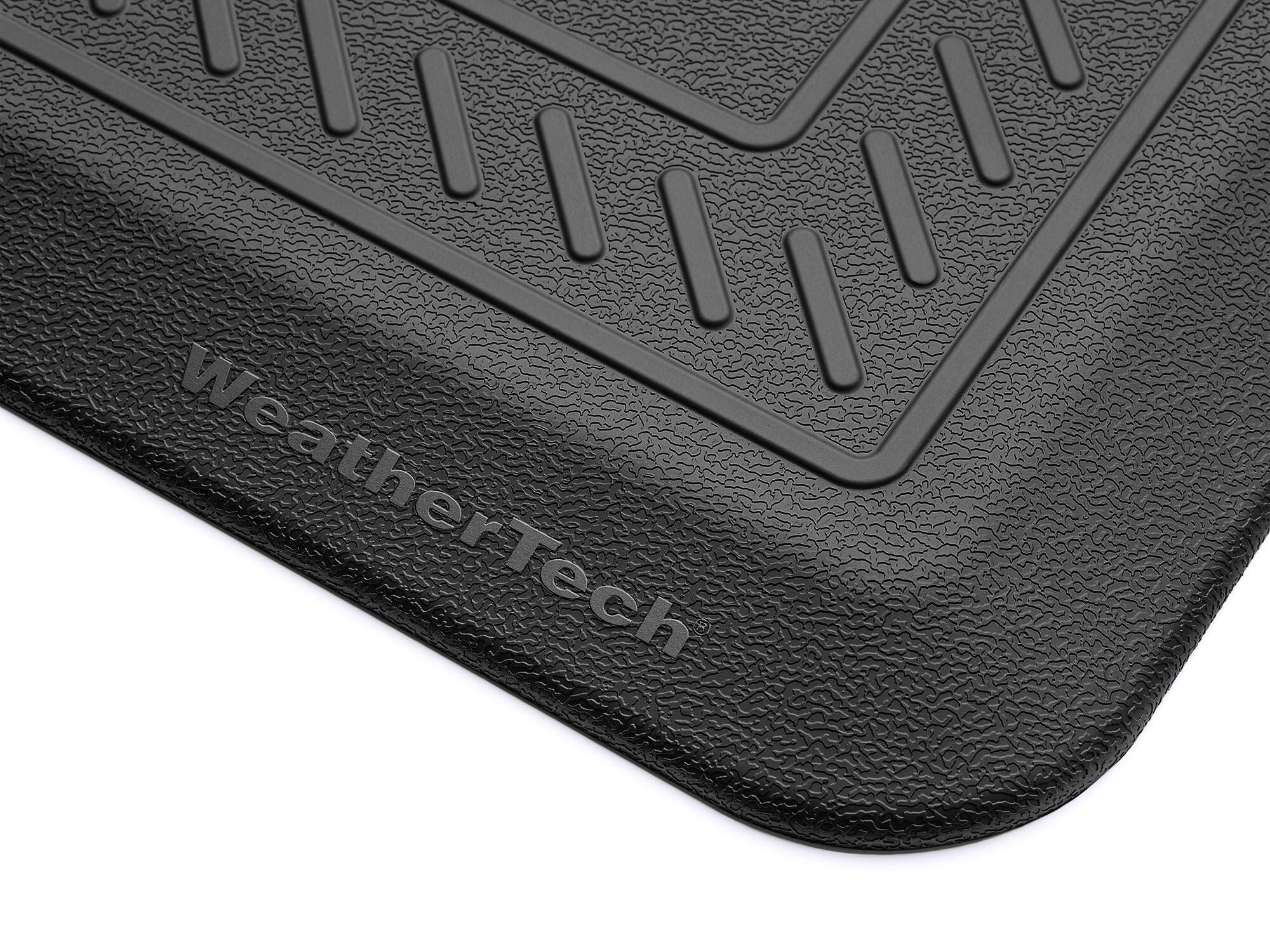 Alt View 1. WeatherTech - ComfortMat | 24" x 36" Anti-Fatigue Mat, 3/4" Thick, Slip Resistant, Easy to Clean – Bordered Pattern – Grey - Grey.