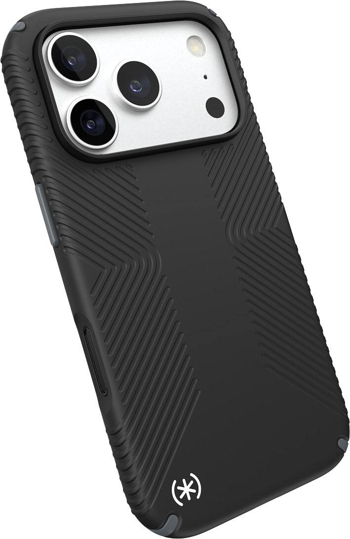 Alt View 1. Speck - Presidio2 Grip Case with MagSafe for Apple iPhone 18 Pro / iPhone 17 Pro - Black.