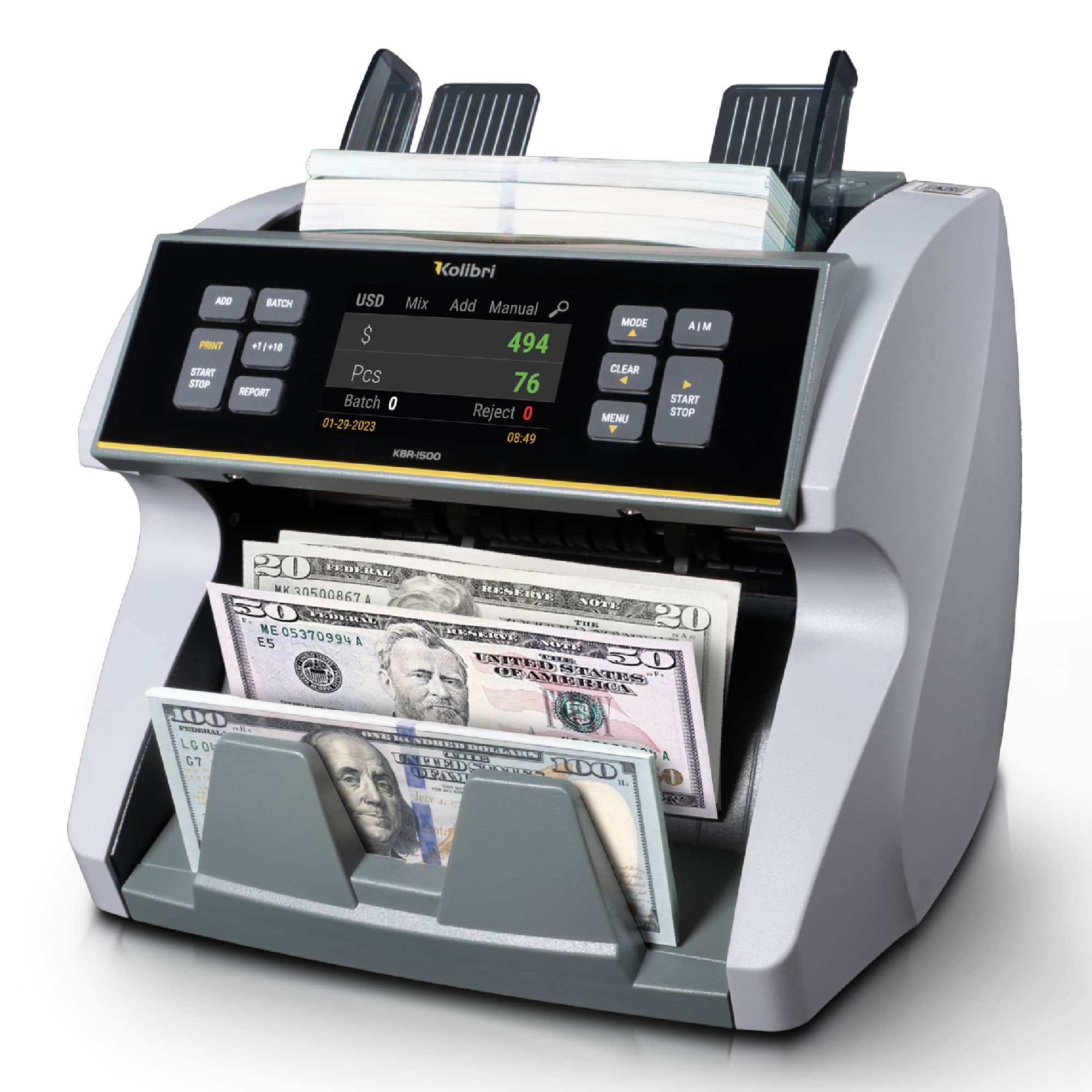 KBR-1500 V2 Mixed Bill Counter