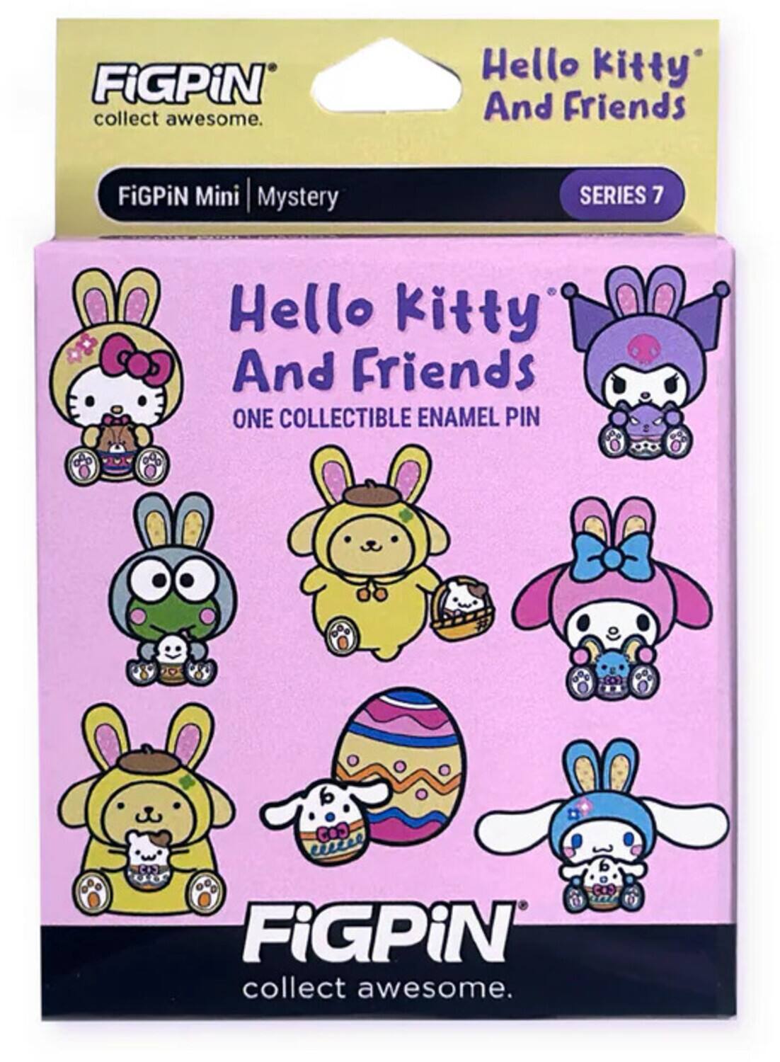 FIGPiN collect awesome. Hello Kitty And Friends FiGPiN Mini Mystery SERIES 7 Hello Kitty And Friends ONE COLLECTIBLE ENAMEL PIN.