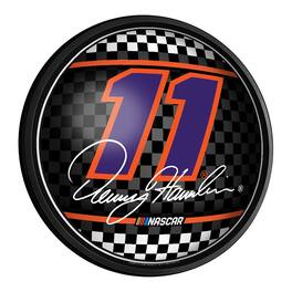 The Fan-Brand - Denny Hamlin 18'' Round Slimline Illuminated Wall Sign - Multicolor