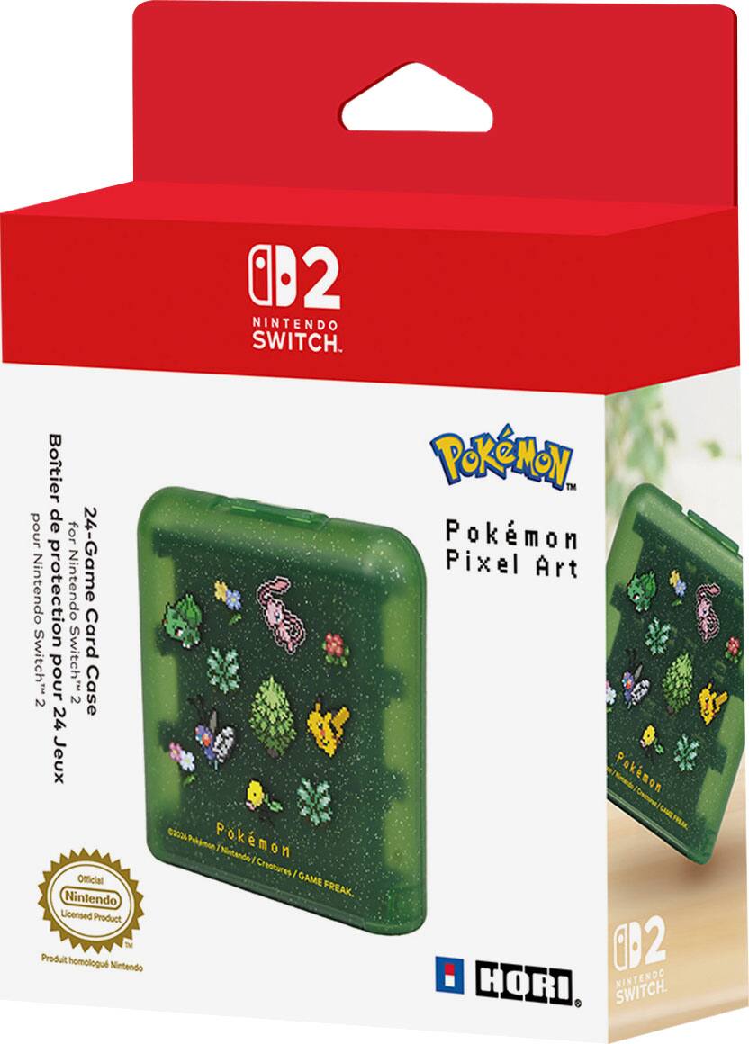 02 NINTENDO SWITCH.  
Boîtier pour de for Nintendo protection Nintendo 24-Game Switch" Card Switch pour i Case 2 2 24 Jeux Official Nintendo Licensed Product TM Produit homologu Nintendo 0o0oA Pokemon Pokpmon Netandal Creatures I GAME FREAK.  
PORKEMON TM Pokemon Pixel Art tumante Pokmon Cemue CARE 1HM 092 HORI, NINTENDO SWITCH.