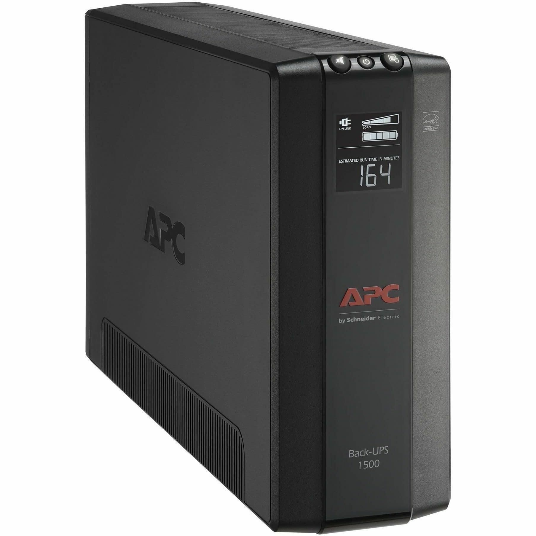 APC by Schneider Electric
Back-UPS 1500
ESTIMATED RUN TIME IN MINUTES: 164