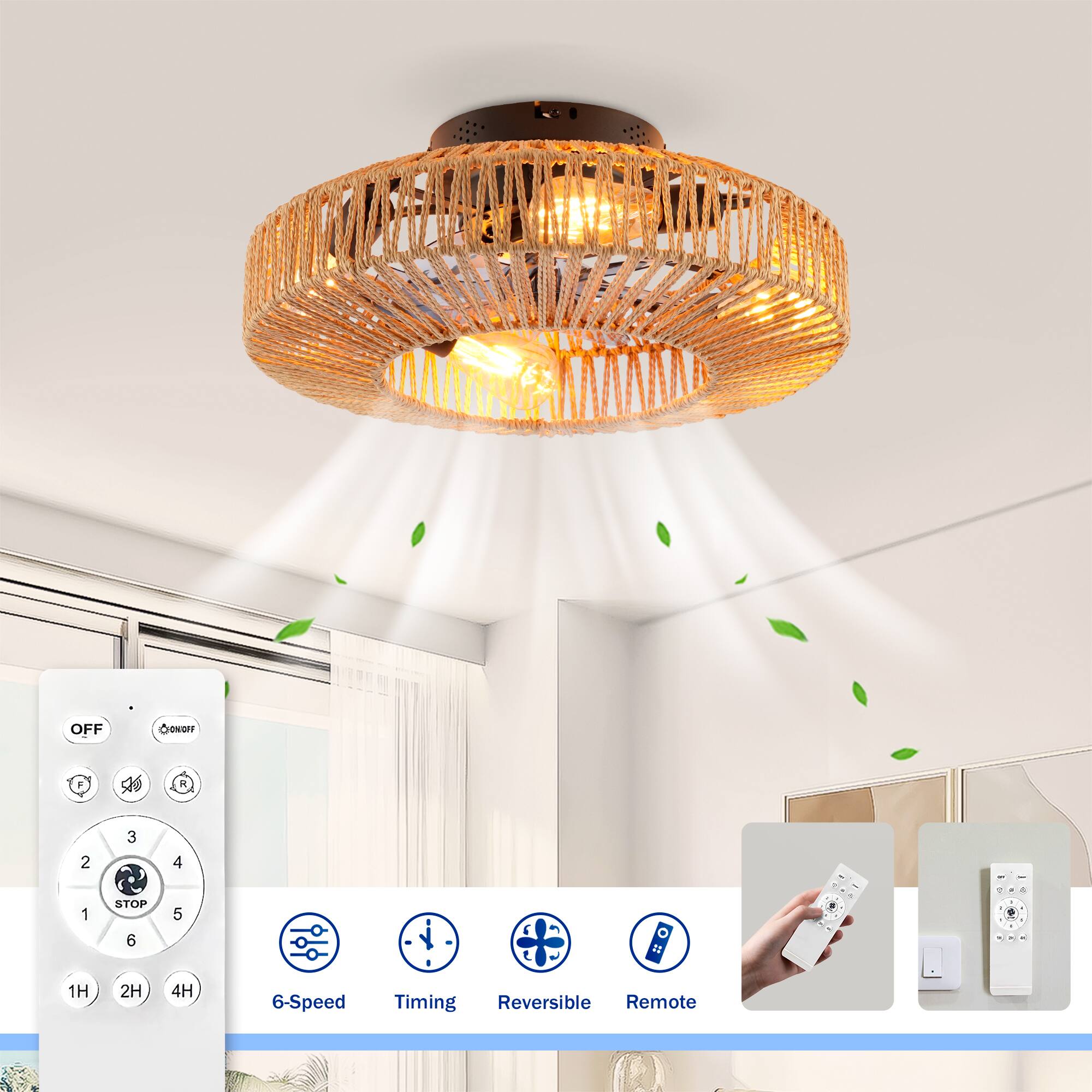 OFF ON/OFF F d x 2 3 4 1 STOP 6 5 , 1 1H 2H 4H 6-Speed Timing Reversible Remote