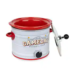 Game Day - 4-Quart Slow Cooker - Silver