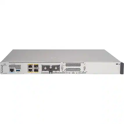 Front. Cisco Consumer Products - Cisco C8200-1N-4T Router - 4 Ports - 2 - Gigabit Ethernet - 1U - Rack-mountable - Unknown.