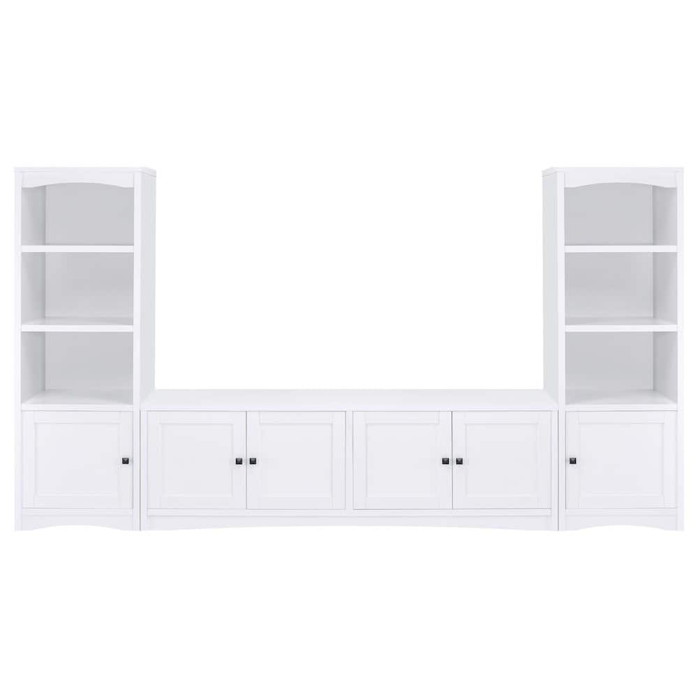 Coaster Co. of America - Laughlin 3-piece Entertainment Center TV Stand - White