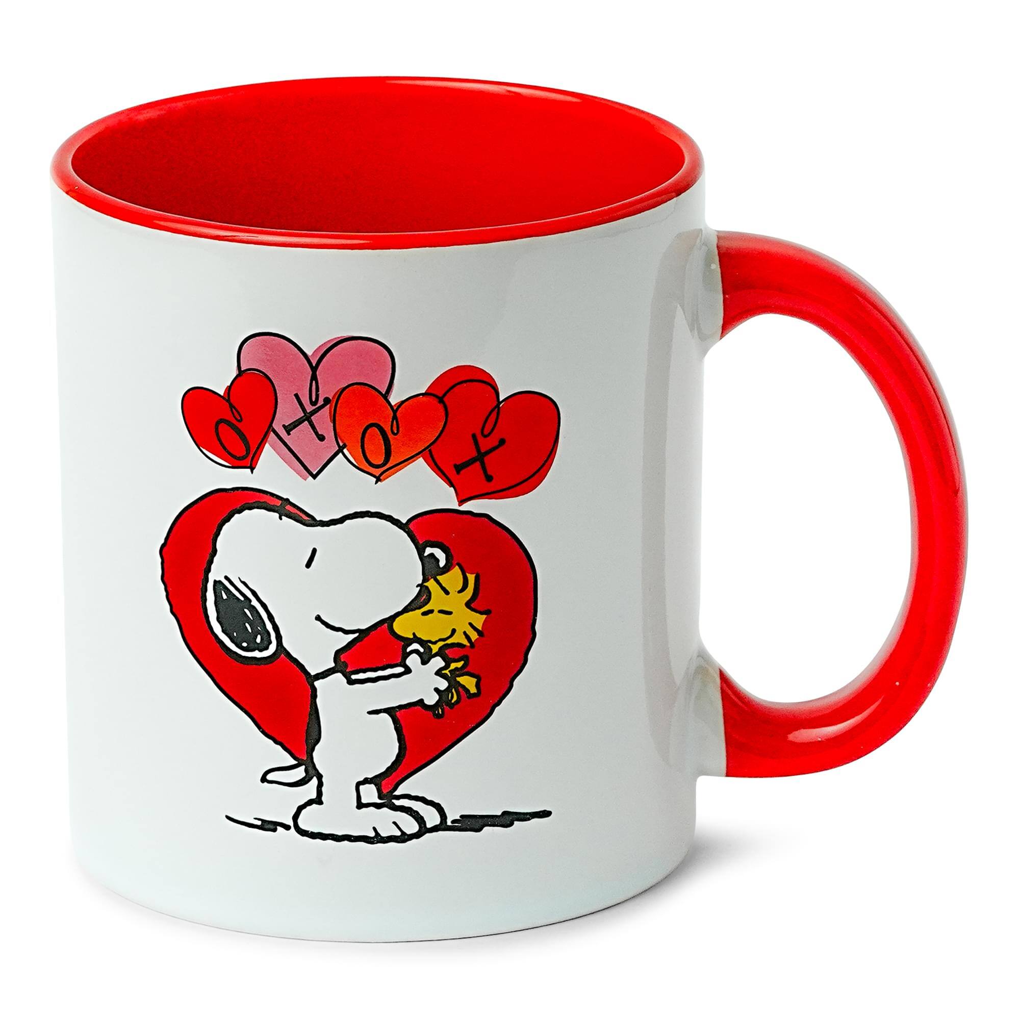 Alt View 1. Peanuts - Peanuts XOXO 18 Ounce Ceramic Mug - Multi-Colored.