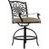 Alt View 23. Hanover - Traditions 5-Piece High-Dining Set with Fire Pit Table - Alumicast/Tan.
