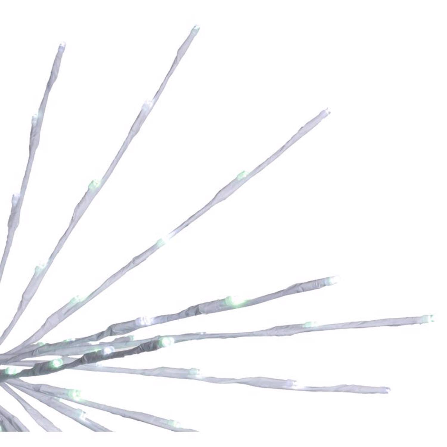 Angle. Celebrations - Celebrations LED Green/White Starlight Burst Deluxe Spearmint 24 in. Hanging Decor - Green | White.