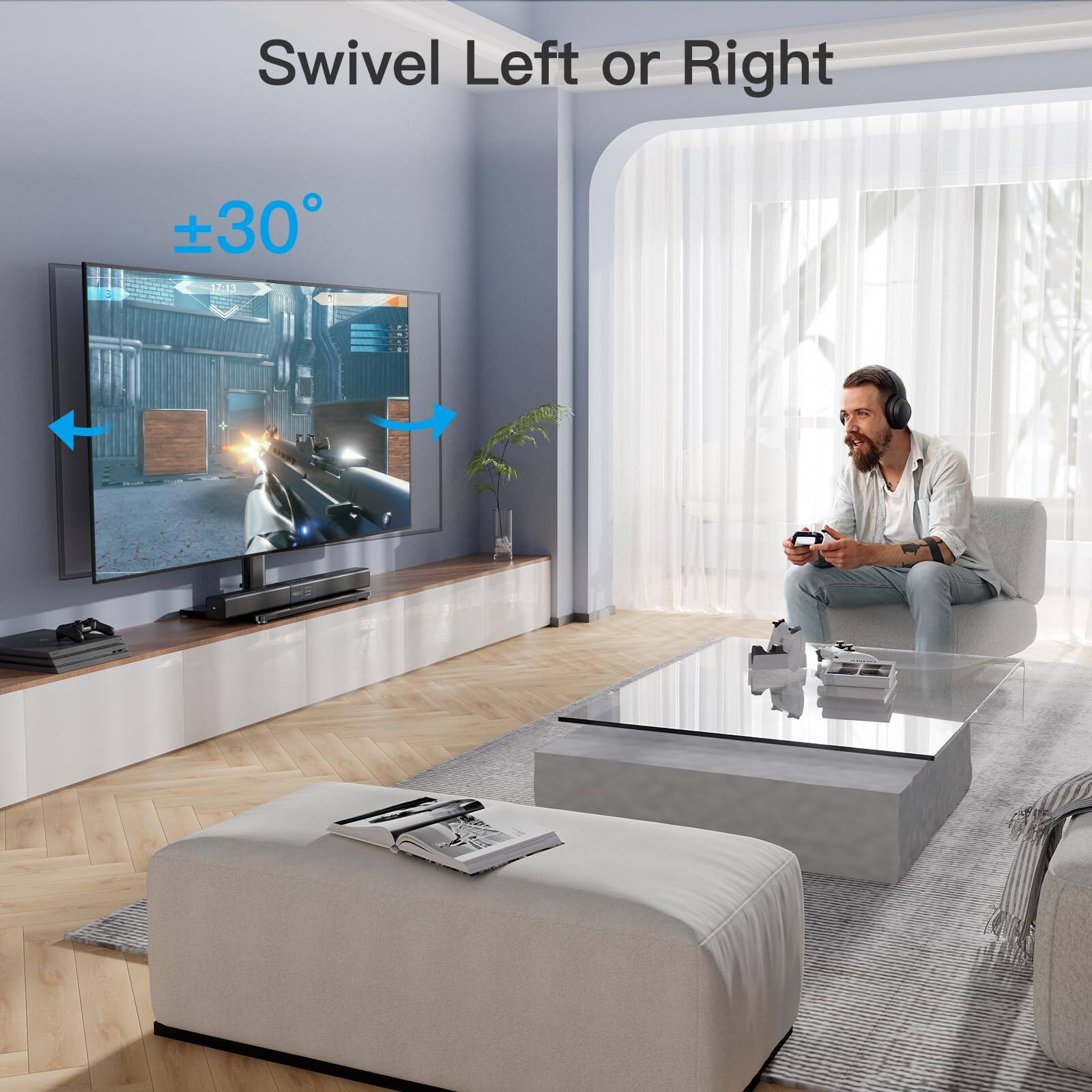 Swivel Left or Right  
±30°