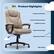 Serta Product Highlights:
1. Cushioned Headrest
2. Contoured Back Support
3. Padded Armrests
4. Waterfall Seat Edge
5. Adjustable Comfort
6. 360 Motion