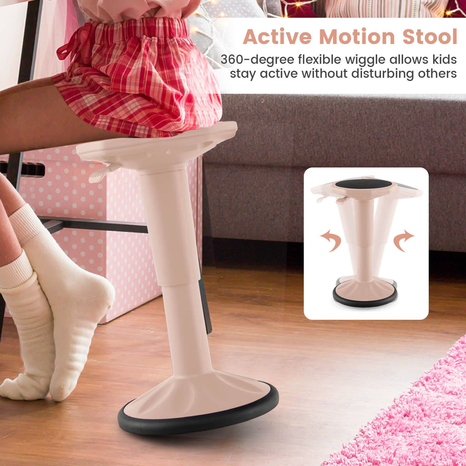 Active Motion Stool  
360-degree flexible wiggle allows kids to stay active without disturbing others