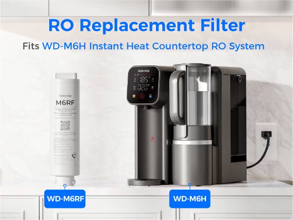 RO Replacement Filter  
Fits WD-M6H Instant Heat Countertop RO System  

WD-M6RF  
WD-M6H