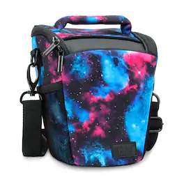 USA Gear - Portable DSLR Camera Case Bag with Top Loading accessibility and Shoulder Sling