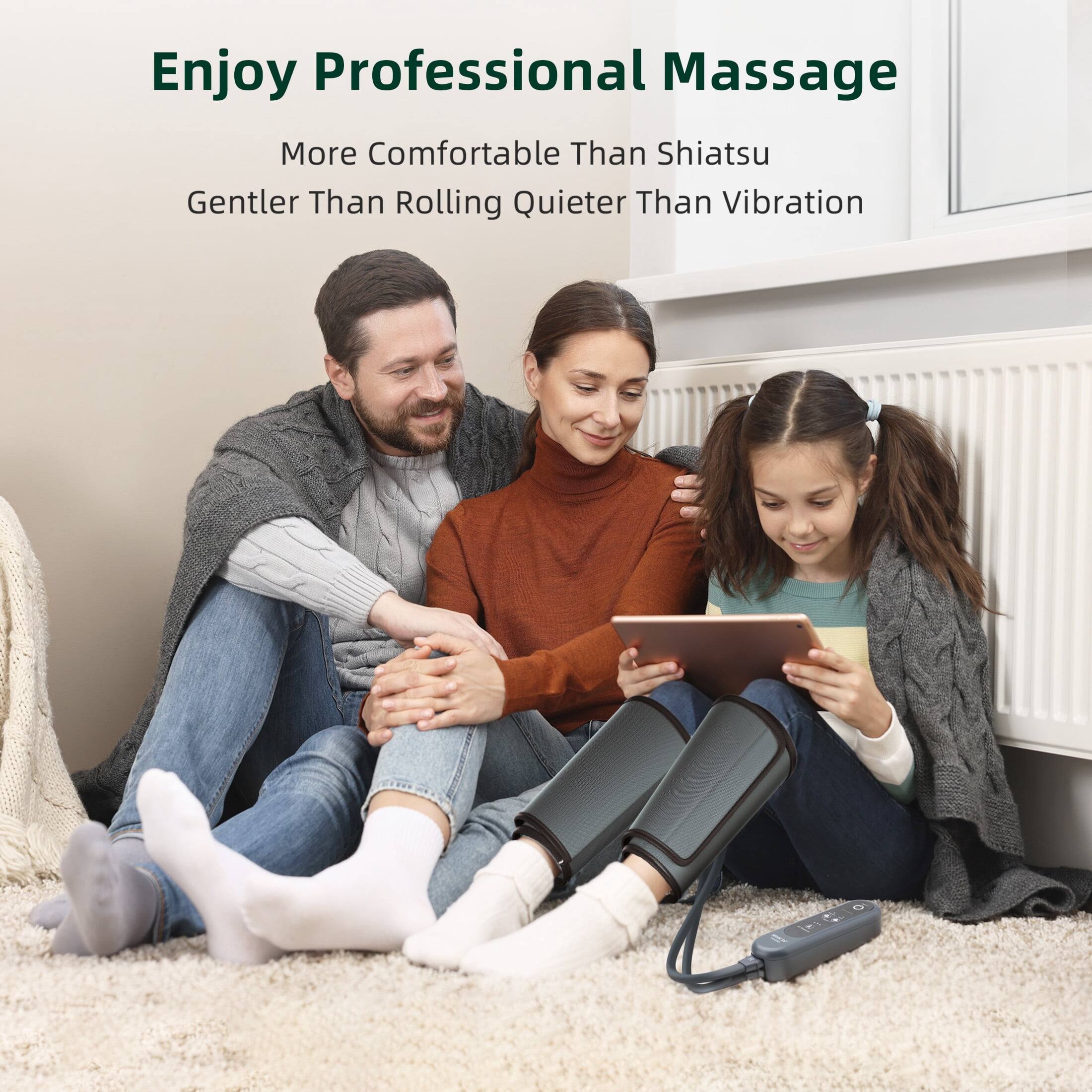Enjoy Professional Massage  
More Comfortable Than Shiatsu  
Gentler Than Rolling Quieter Than Vibration
