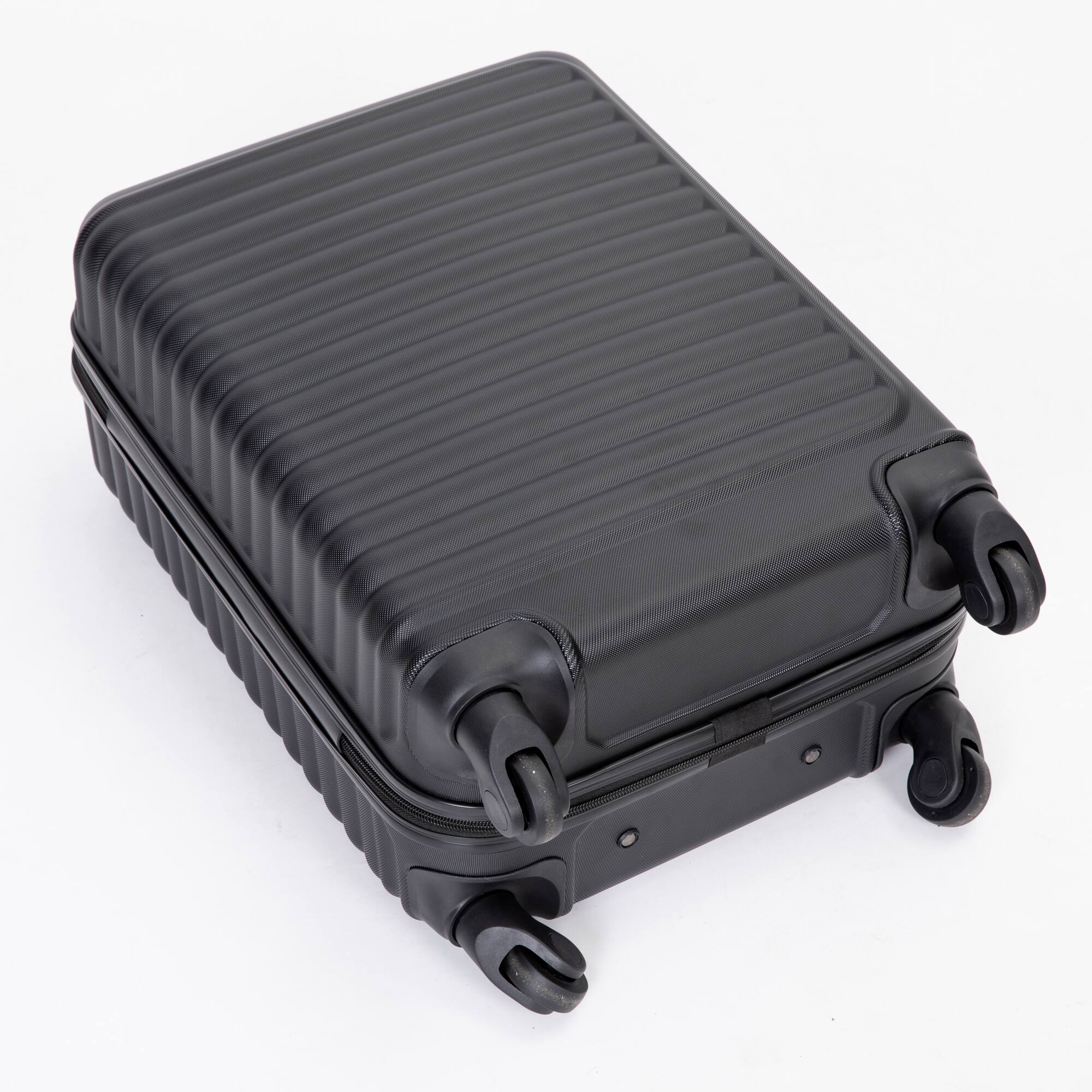 Alt View 4. Ecooso - 20-Inch Carry-On Luggage Lightweight Hardshell Suitcase with Spinner Wheels Airline Approved Travel Size - Black.