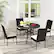 Back. Costway - PE Wicker Patio Chairs Set of 2 Outdoor Dining Chairs with Cushions - Off White + Black.