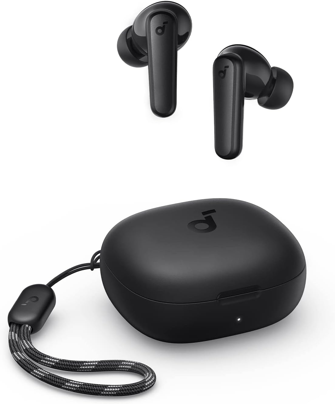 Alt View 8. Soundcore - by Anker P20i True Wireless Earbuds, 30H Long Playtime, Water-Resistant, 2 Mics for AI Clear Calls, Bluetooth 5.3 - black.